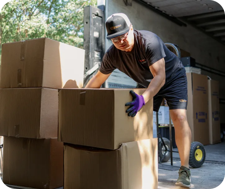 Movers handling a local move in Roseville