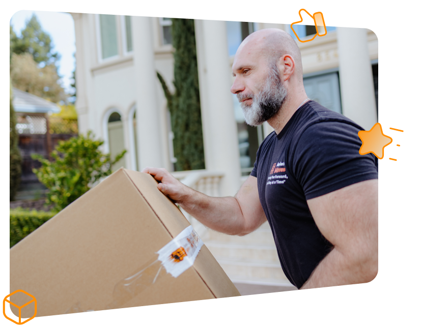 Movers carrying boxes