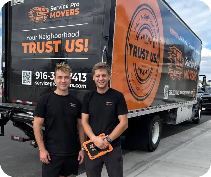 Commercial office moving services in Grass Valley by Service Pro Movers