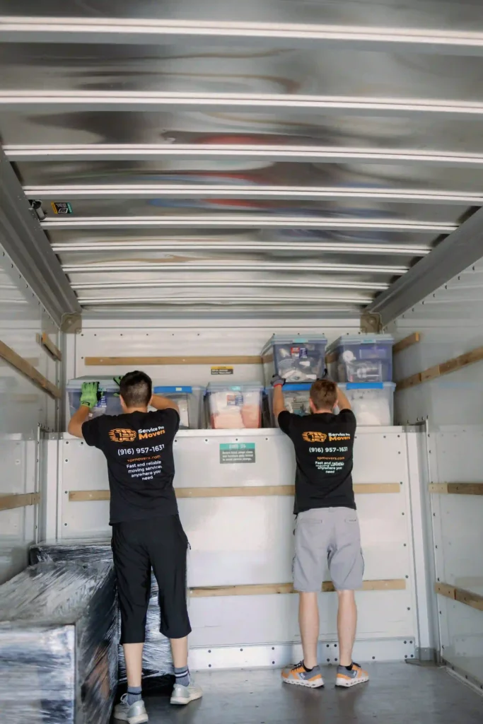 planning a move in Sacramento packing furniture safely